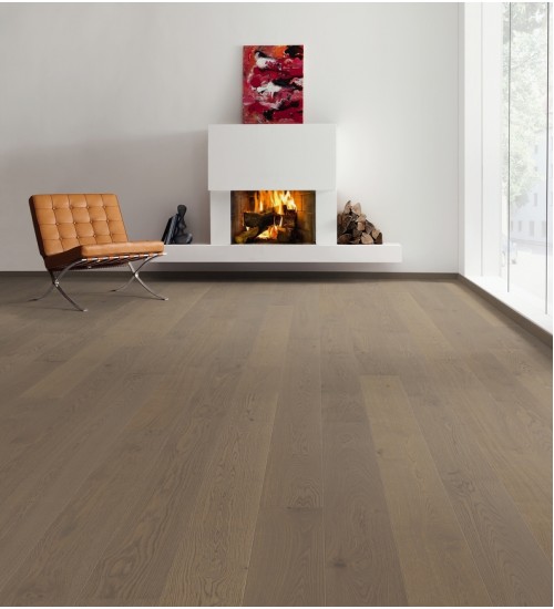 德国汉诺地板三层橡木Plank 1-Strip 180 4V Oak Shell Grey Markant brushed 538946